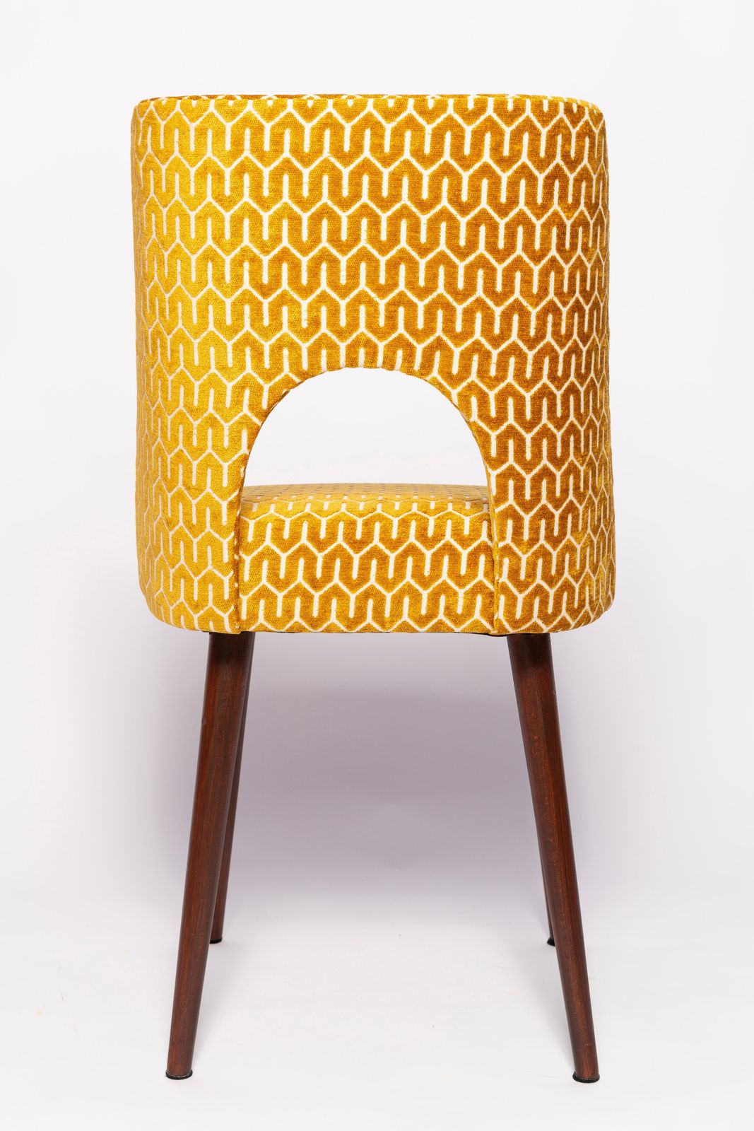 Mid Century Yellow Mustard 'Shell' Chair, Europe, 1960s photo buy