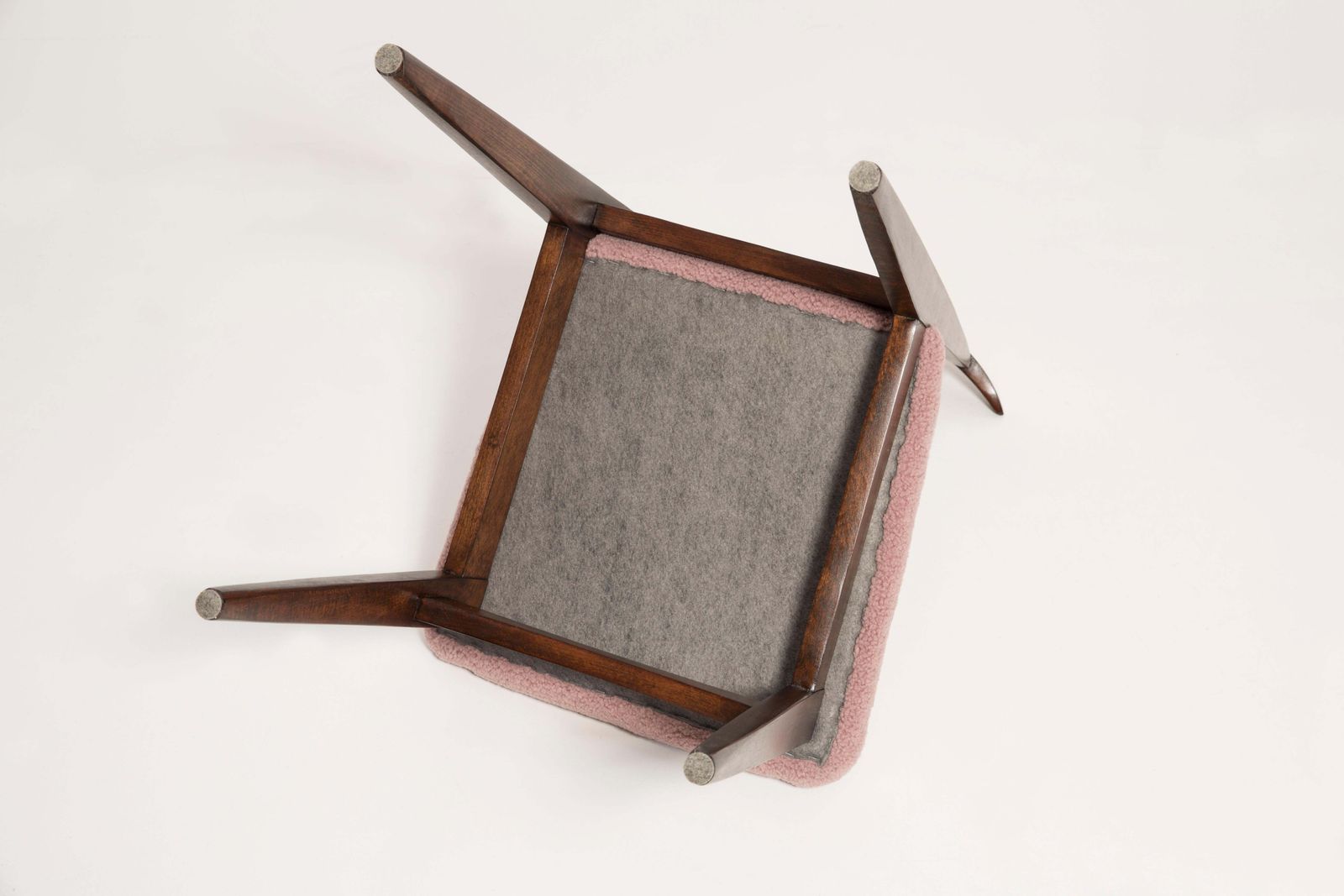 photo buy Mid Century Modern Pink Boucle Chair, Designed By M. Zielinski, Europe, 1960s