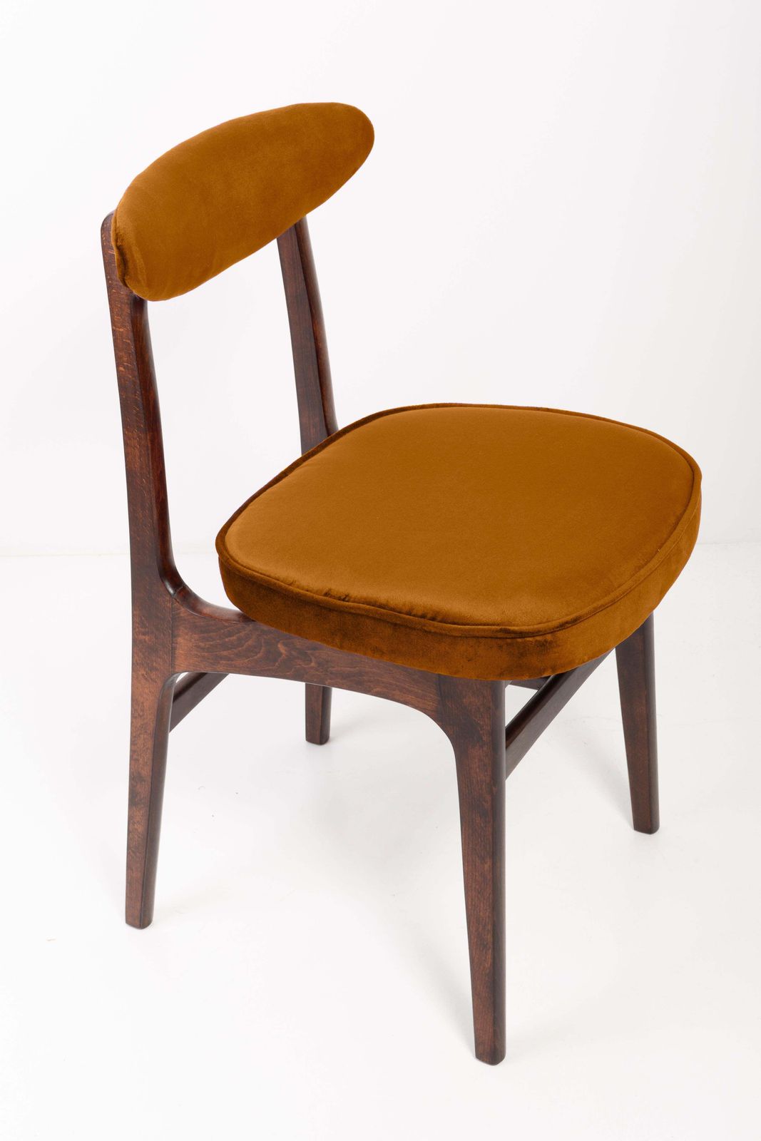 Mid Century Copper Velvet Chair Designed By Rajmund Halas, Europe, 1960s photo furniture