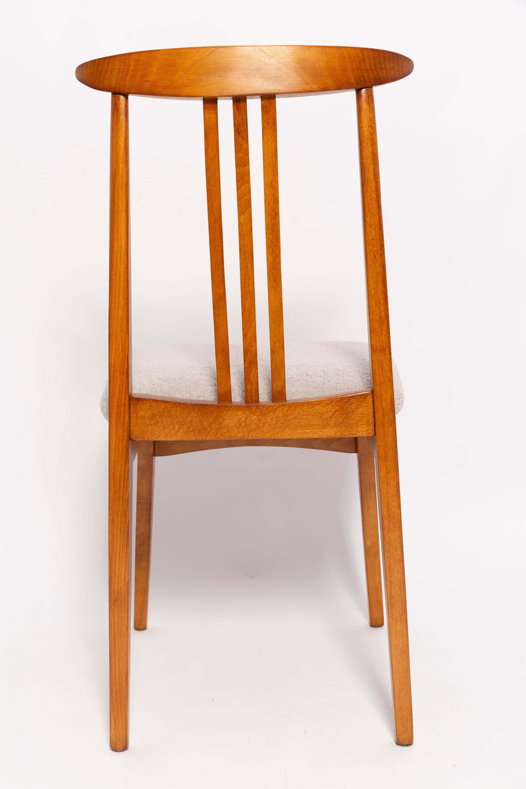 Mid Century Linen Boucle Chair, Designed By M. Zielinski, Europe, 1960s photo buy