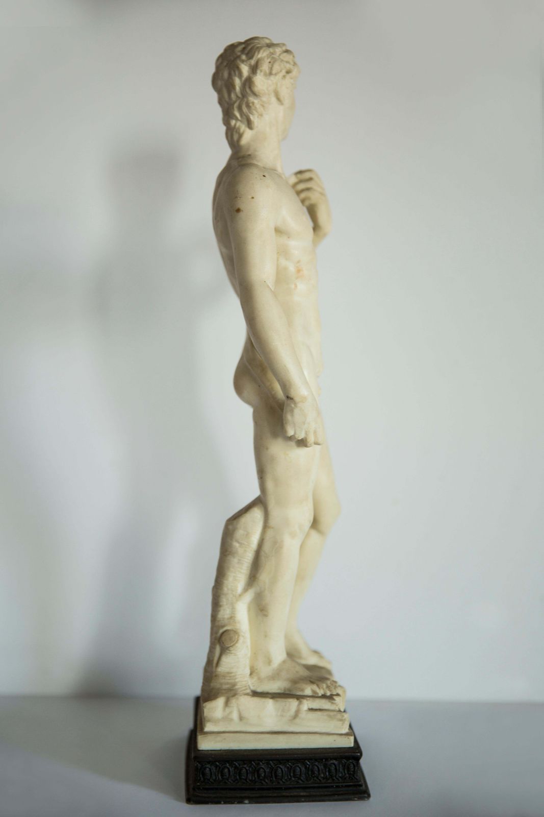 photo vinterior Mid Century Rare Davide Sculpture, Gypsum, Italy, 1960s