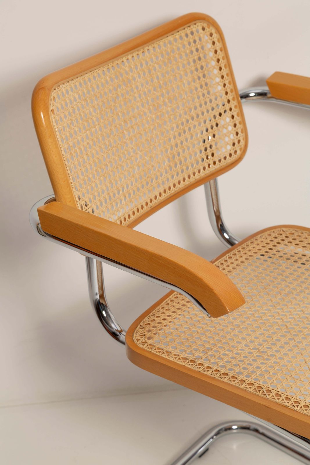 Midcentury Cesca Rattan Chair, Marcel Breuer, Italy, 1960s photo vinterior