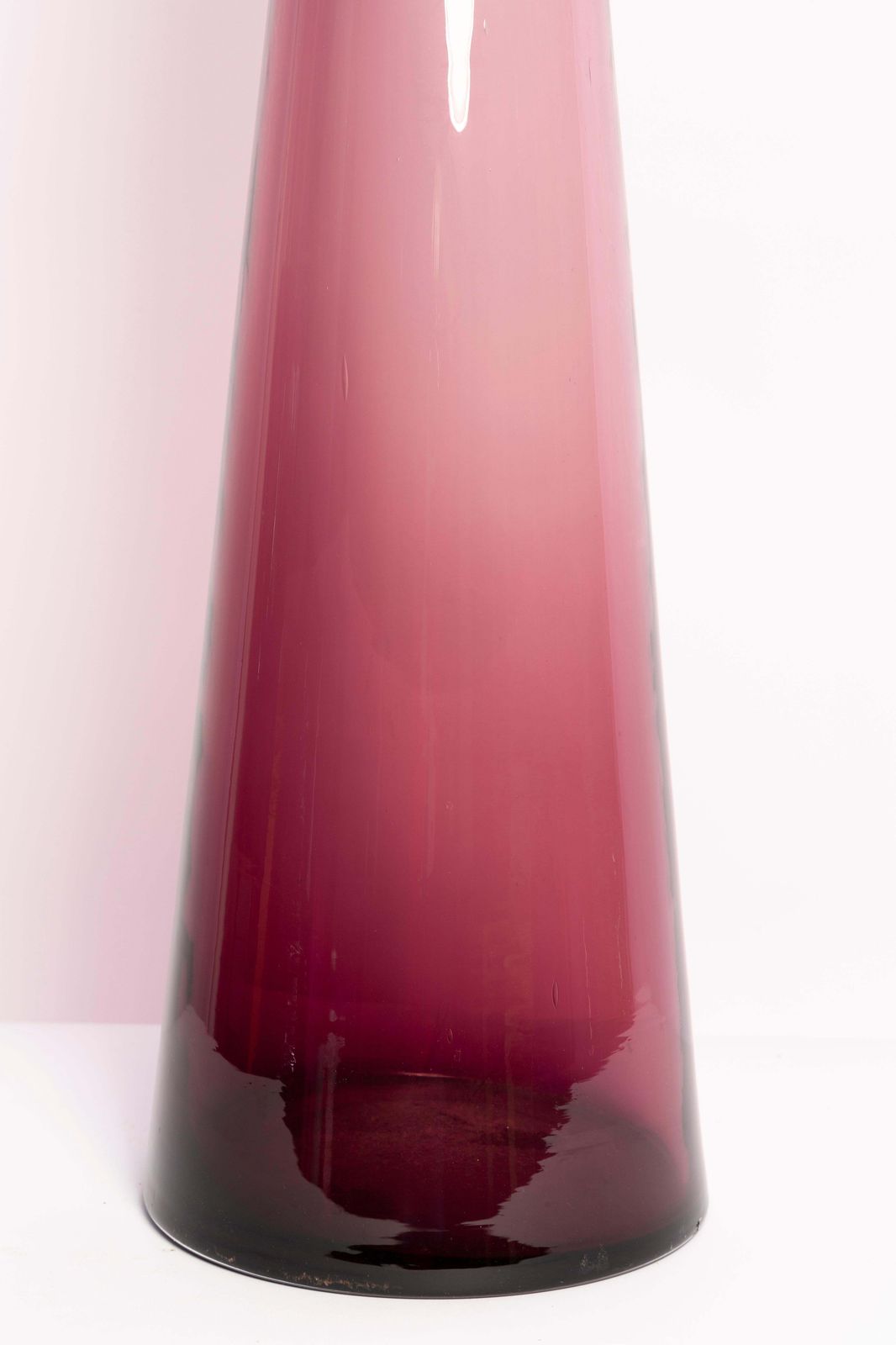 Mid Century Big Vintage Purple Ombre Vase, Italy, 1960s photo Home Decor