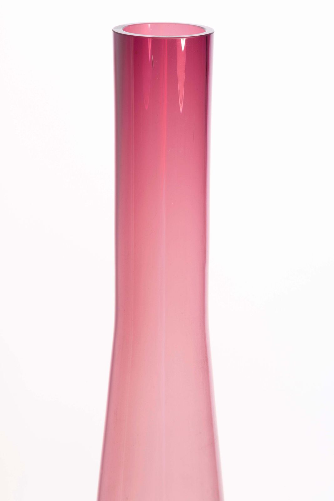 Mid Century Big Vintage Purple Ombre Vase, Italy, 1960s photo 272.0