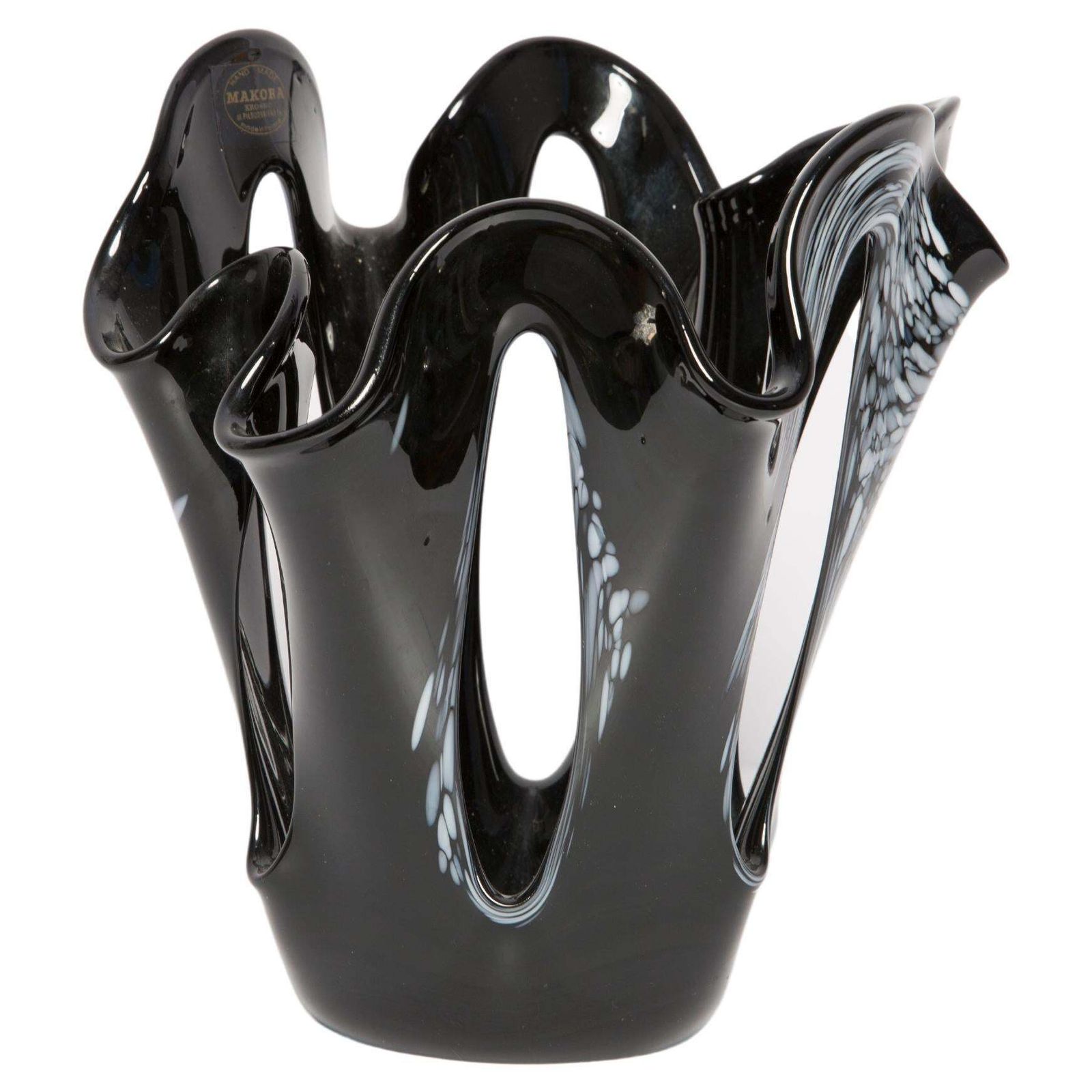 Mid Century Black Vase, Europe, 1960s