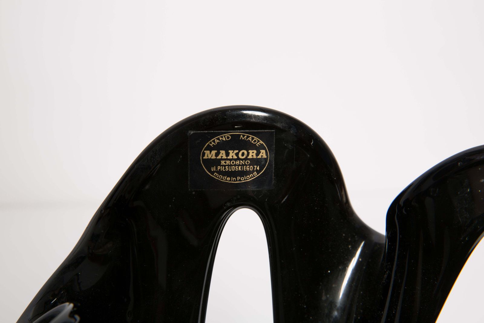 photo buy Mid Century Black Vase, Europe, 1960s