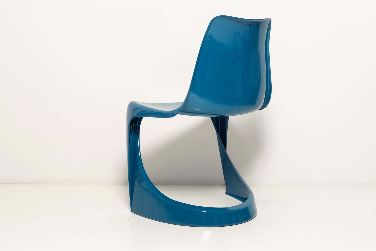 Mid Century Sea Blue Cado Chair, Steen østergaard, Europe, 1960s photo vintage