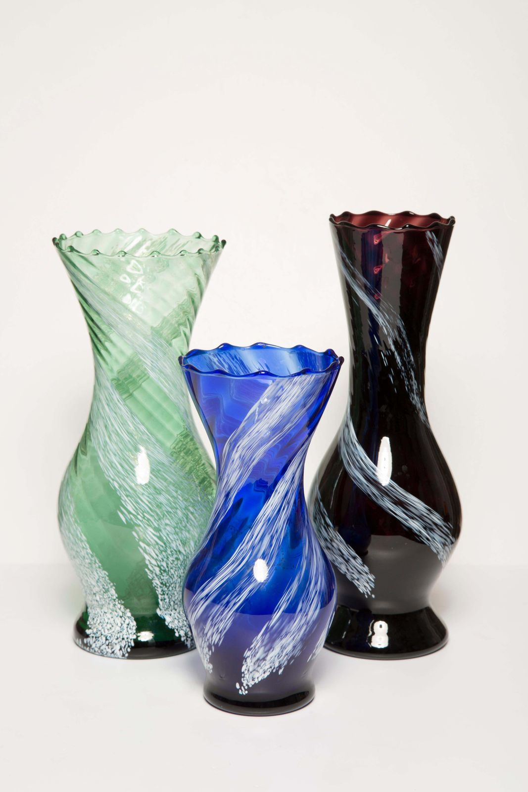 Set Of Three Midcentury Vases, Europe, 1960s photo for sale