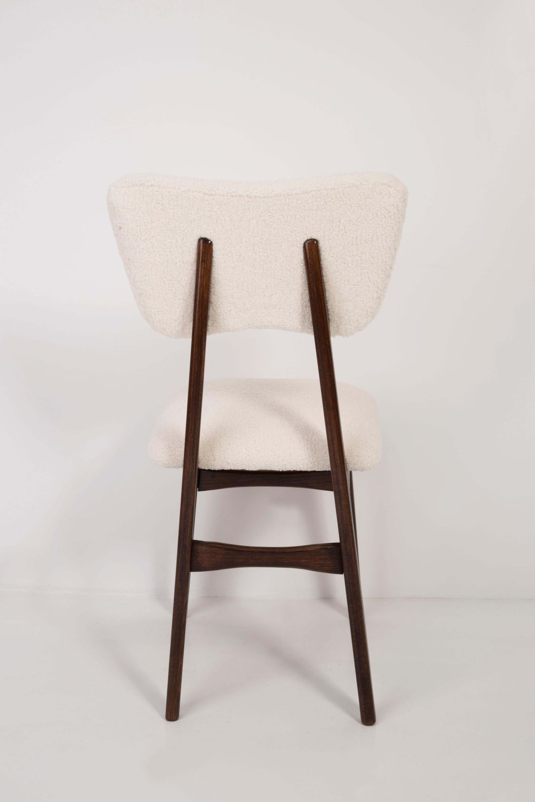 Paar Lichtcrème Boucléstoelen, 20e Eeuw, Jaren 1960 photo vinterior