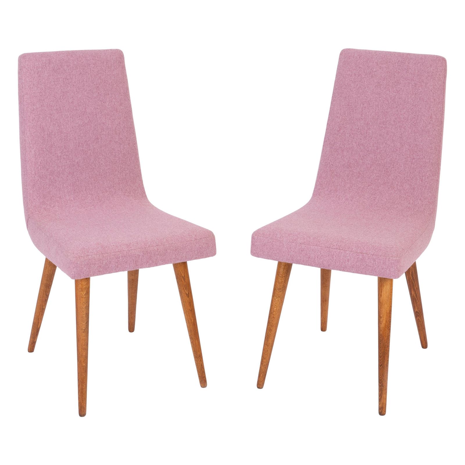 Set Of Two 20th Century Pink Mélange Rajmund Halas Chairs, 1960s