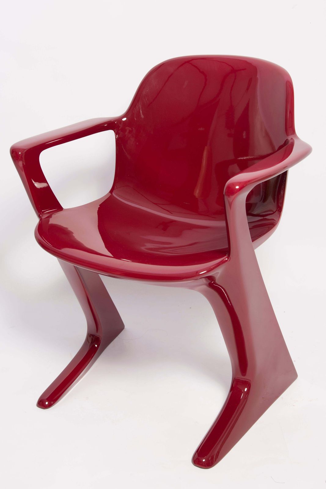 Dark Red Wine Kangaroo Chair Designed By Ernst Moeckl, Germany, 1968 photo Furniture