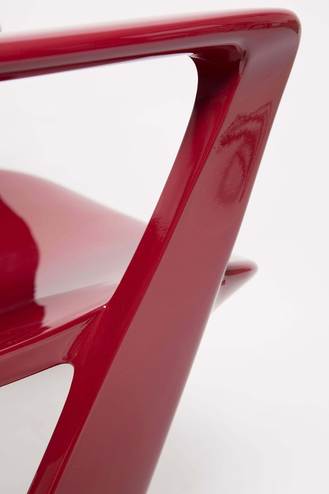 photo furniture Dark Red Wine Kangaroo Chair Designed By Ernst Moeckl, Germany, 1968