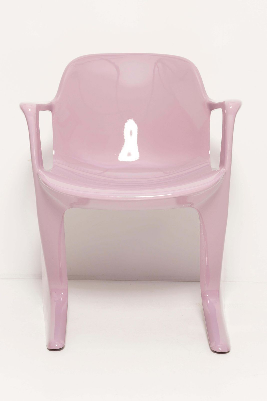 Mid Century Lavender Kangaroo Chair Designed By Ernst Moeckl, Germany, 1968 photo vinterior
