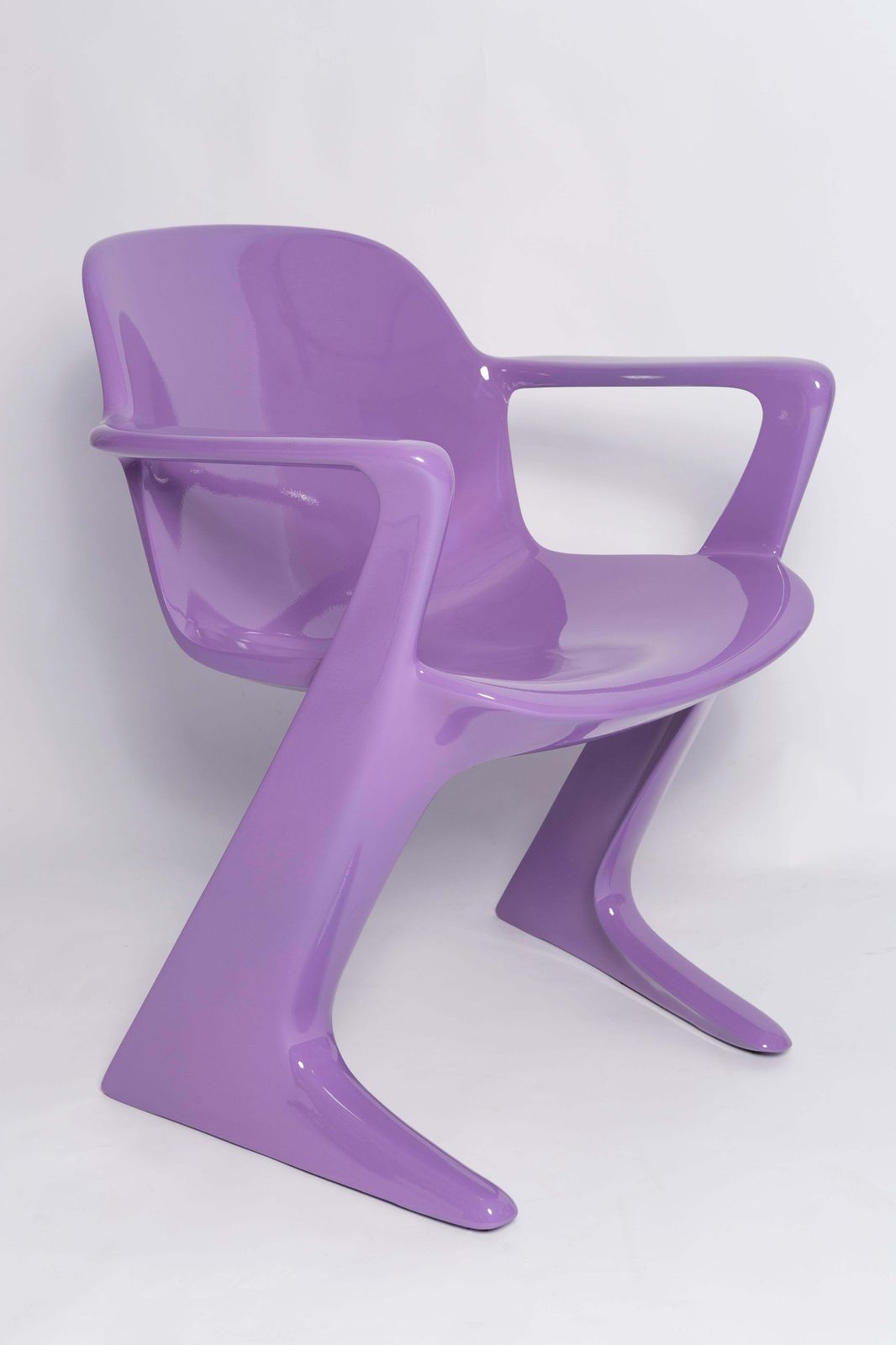 Blue Lilac Kangaroo Chair Designed By Ernst Moeckl, Germany, 1968 photo furniture