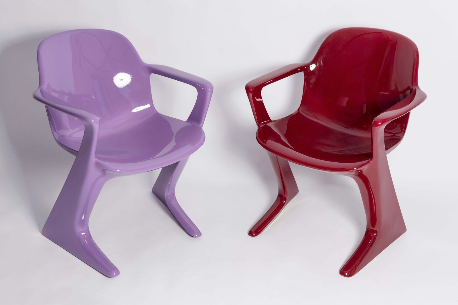 photo buy Blue Lilac Kangaroo Chair Designed By Ernst Moeckl, Germany, 1968
