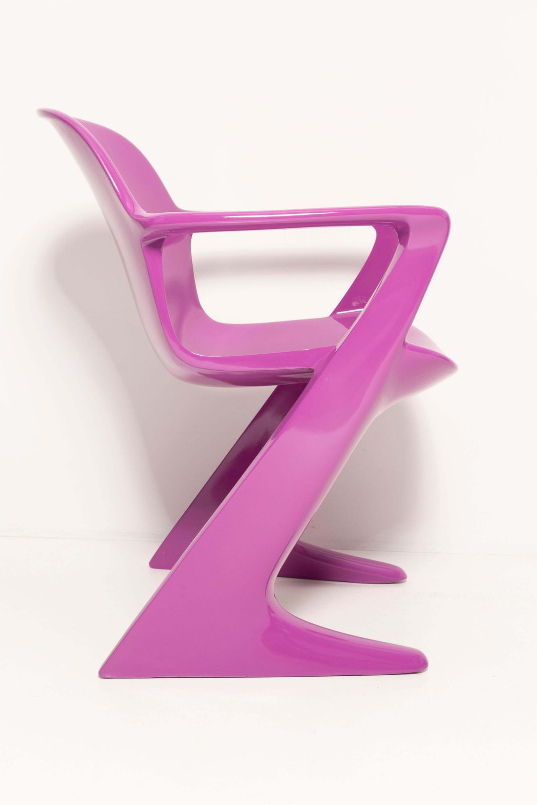 Mid Century Violet Purple Kangaroo Chair Designed By Ernst Moeckl, Germany, 1968 photo buy