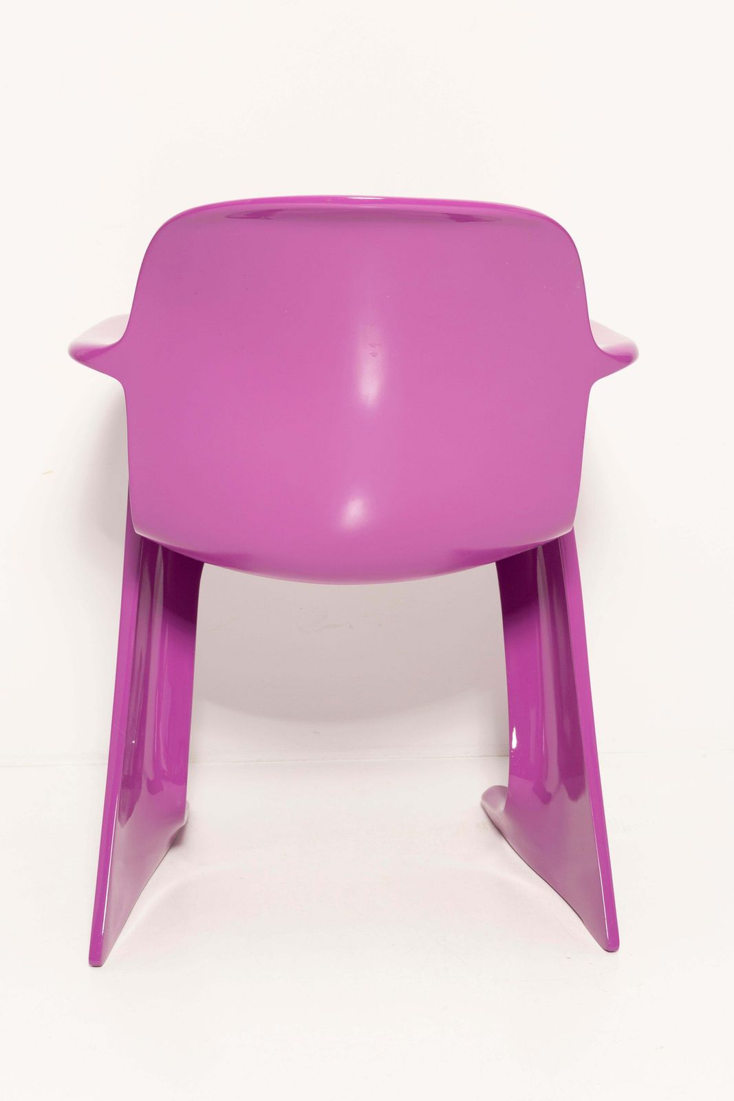 Furniture Mid Century Violet Purple Kangaroo Chair Designed By Ernst Moeckl, Germany, 1968 photo