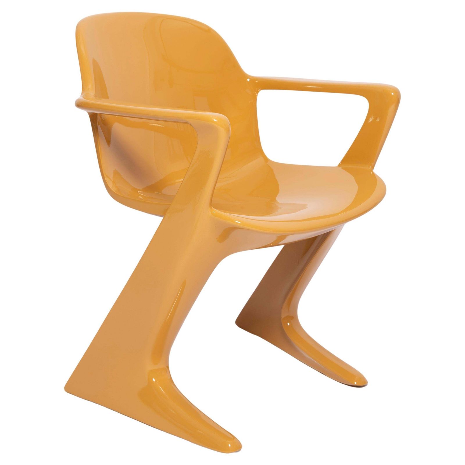 Mid Century Sand Beige Kangaroo Chair Designed By Ernst Moeckl, Germany, 1968