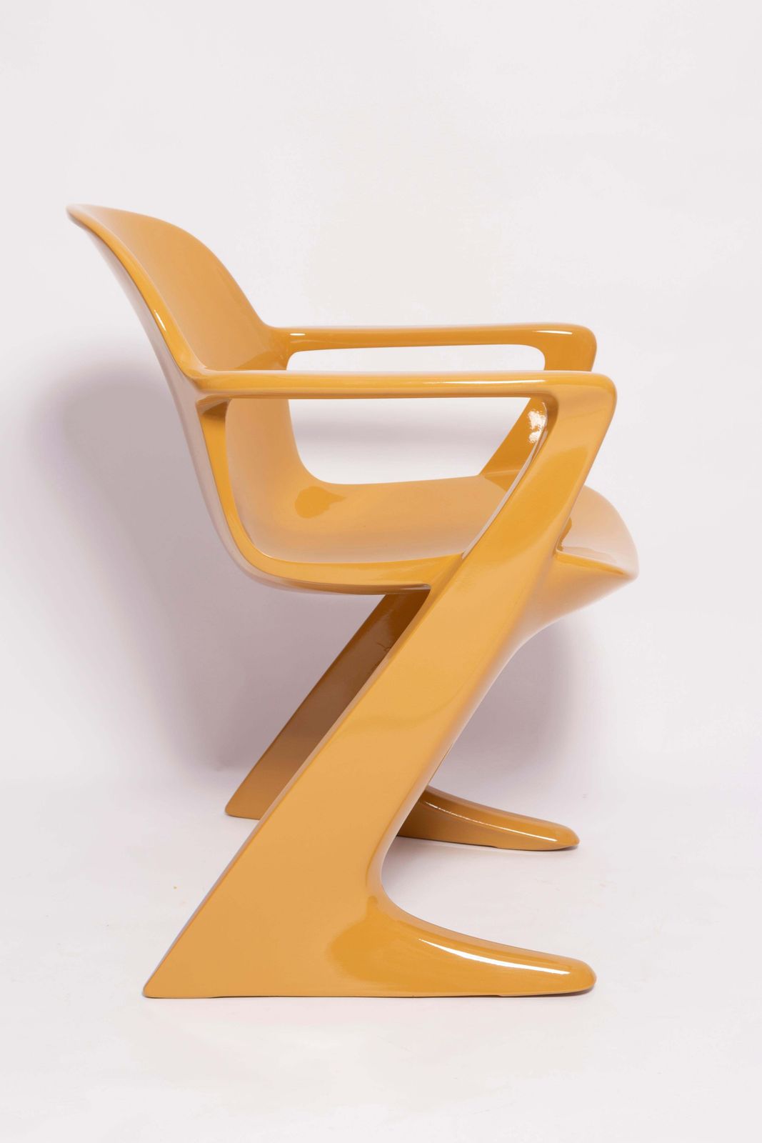 Mid Century Sand Beige Kangaroo Chair Designed By Ernst Moeckl, Germany, 1968 photo Furniture