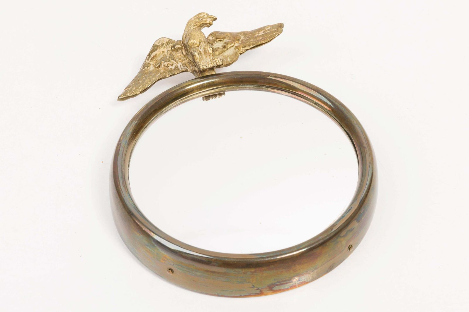 Vintage Unique Small Gold Decorative Mirror With Eagle, Europe, 1960s photo furniture