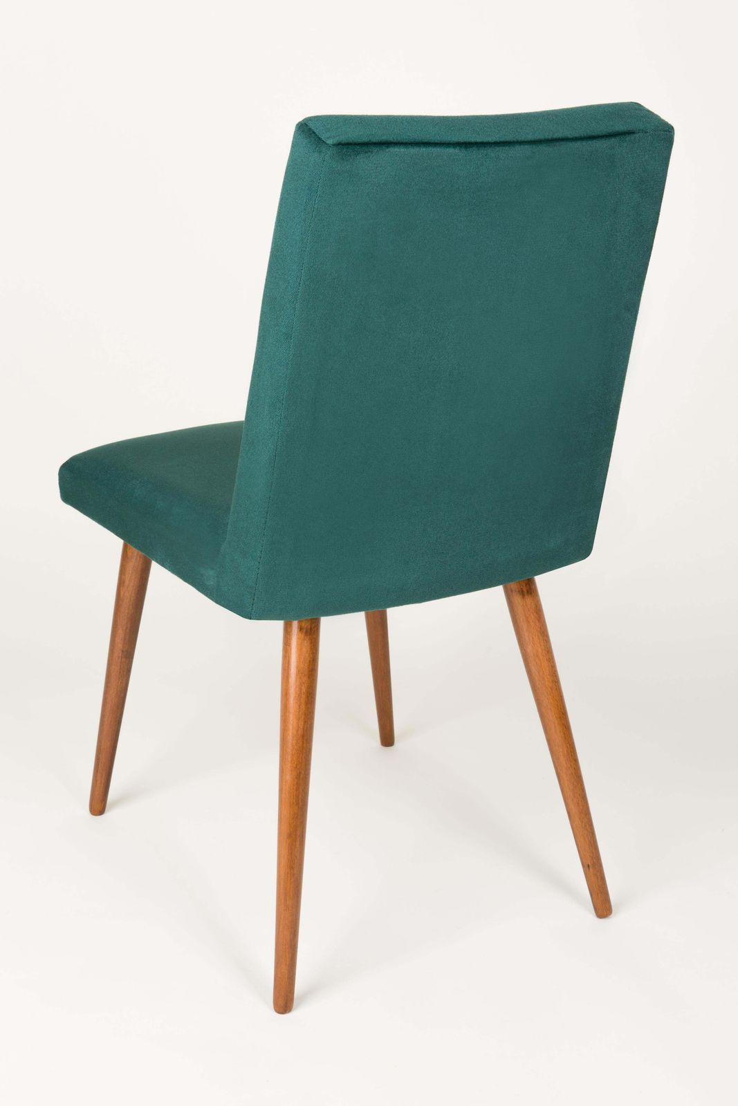 Set Van Vier 20e Eeuwse Stoelen Met Donkergroen En Bordeauxrood Fluwelen Bekleding, Ca. Jaren 1960 photo buy