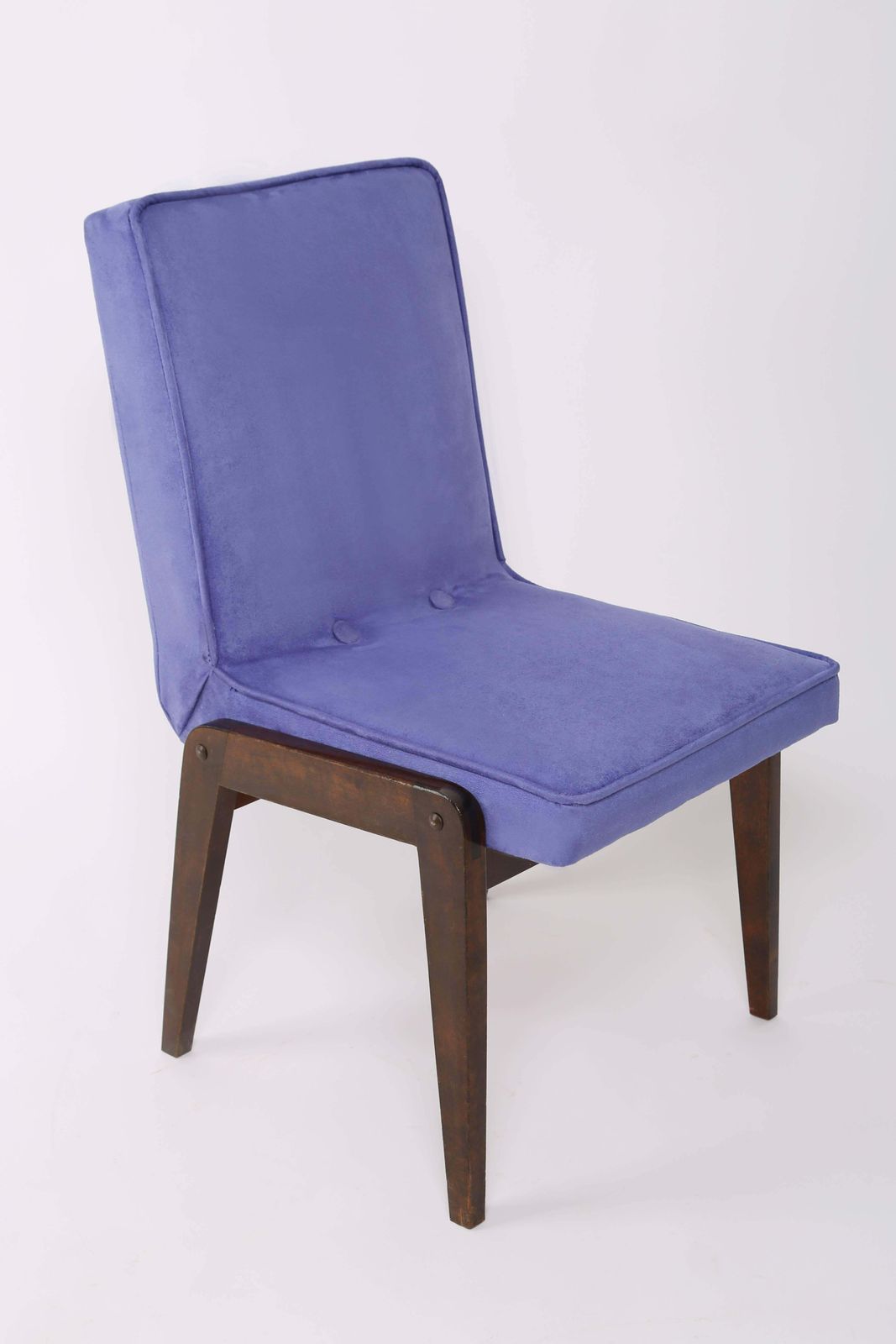 Set Van Vier Mid Century Mini Aga Pantone Ultra Violet Stoelen, Europa, Ca. Jaren 1960 photo for sale