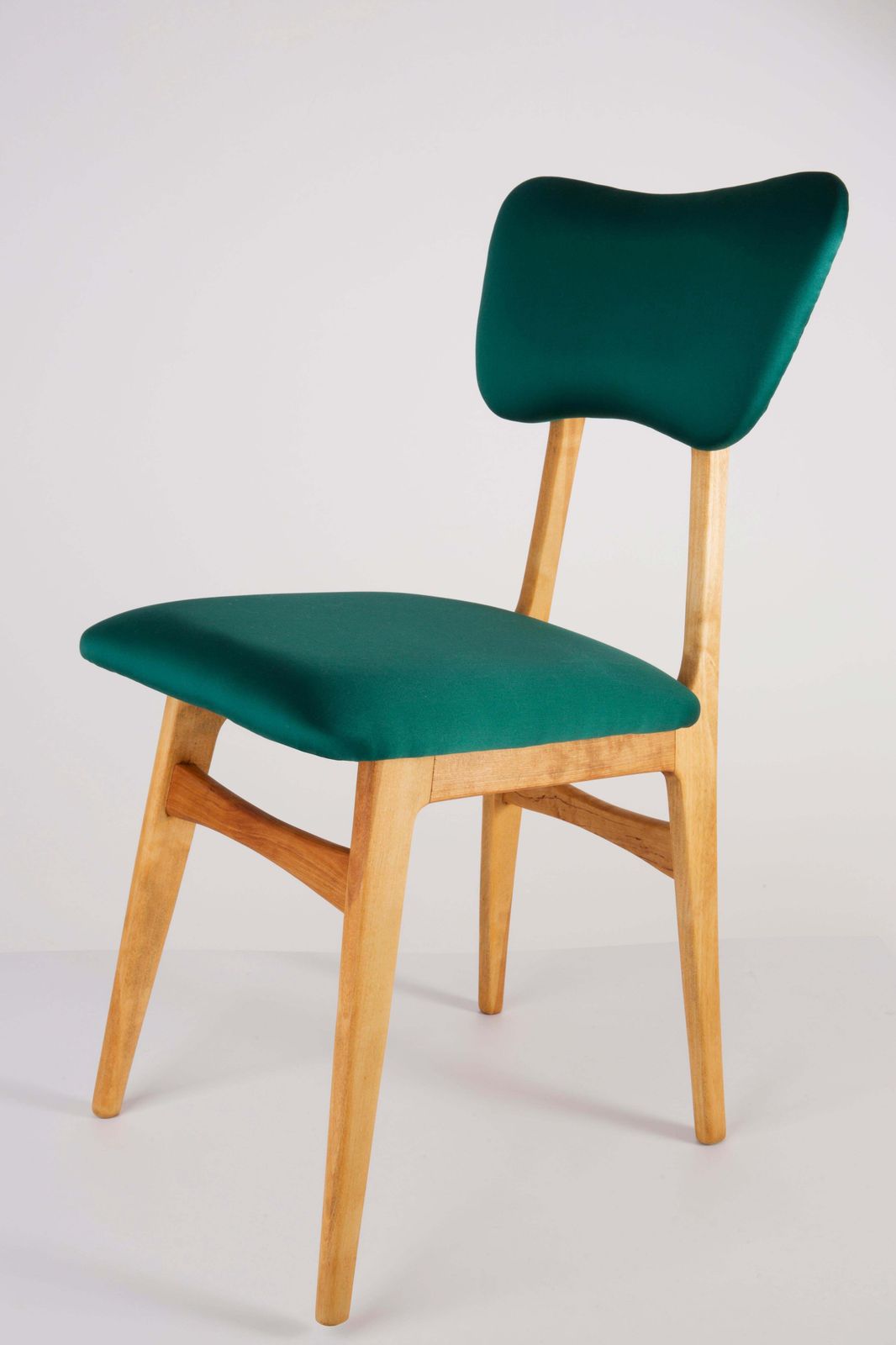 2126.0 Set Of Four 20th Century Dedar Tabularasa Green Chairs, 1960s photo
