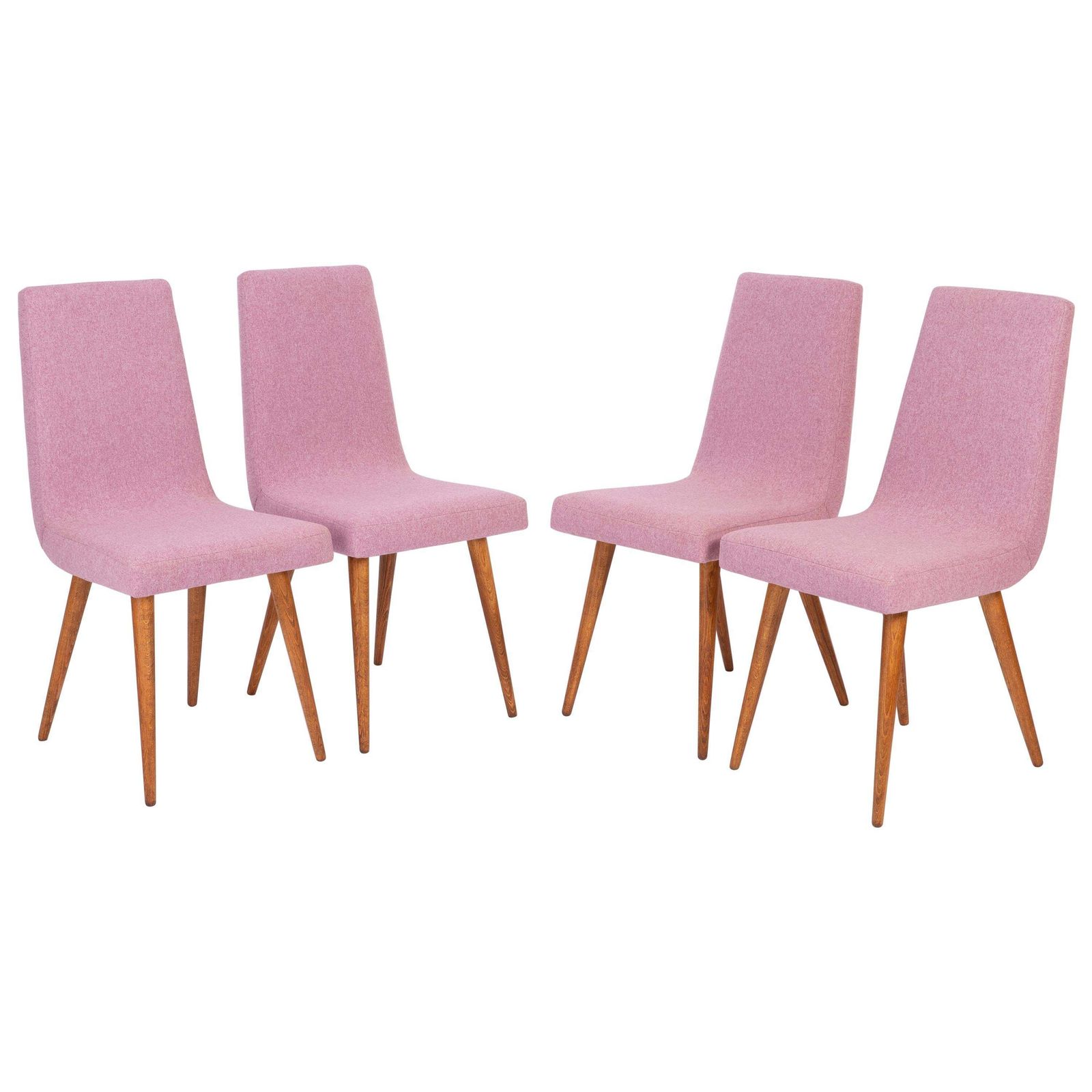 Set Of 20th Century Pink Mélange Rajmund Halas Chairs, 1960s