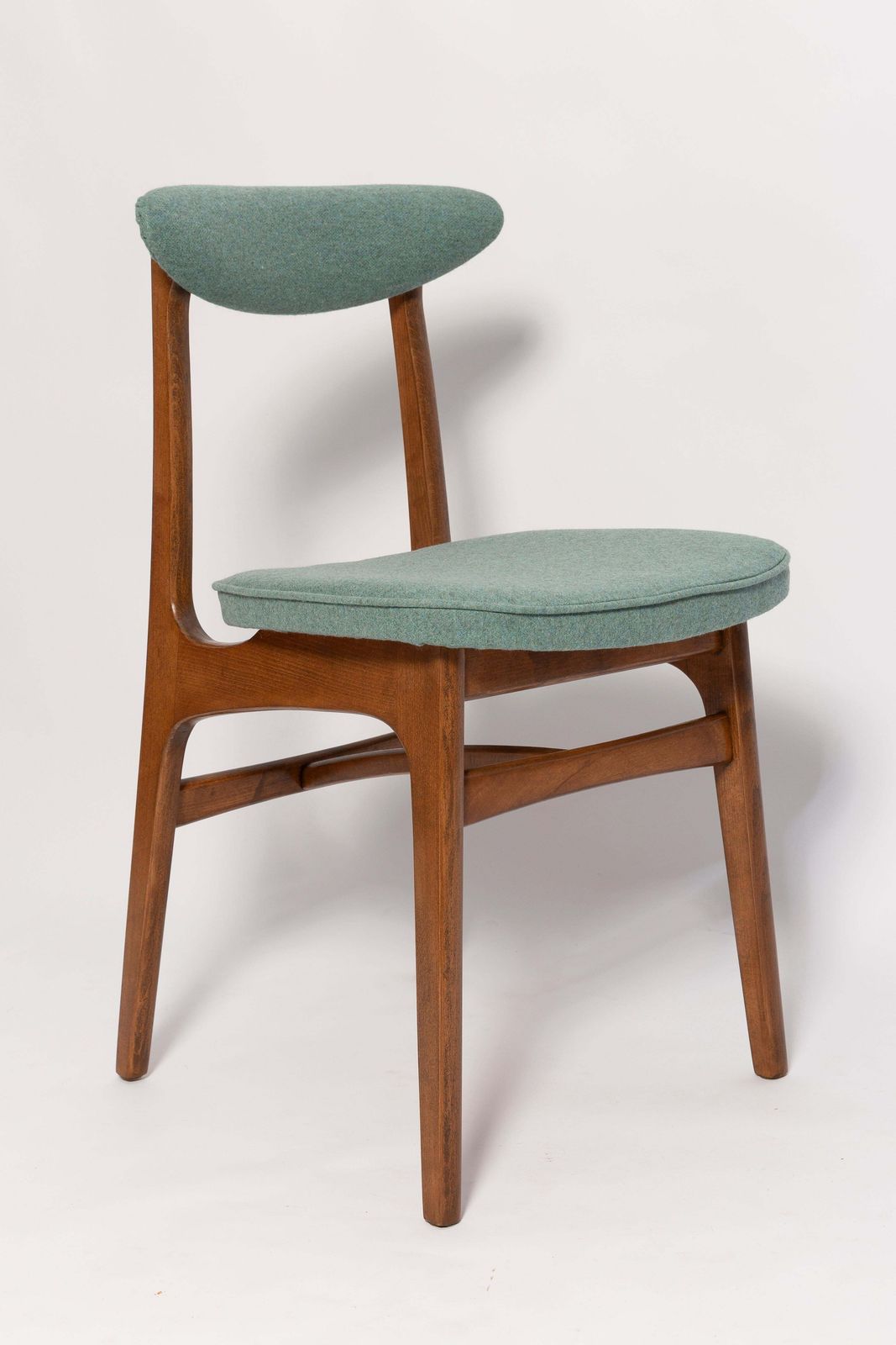 Set Of Five Mid Century Wool Chairs, Rajmund Halas, Europe, 1960s photo 2123.0