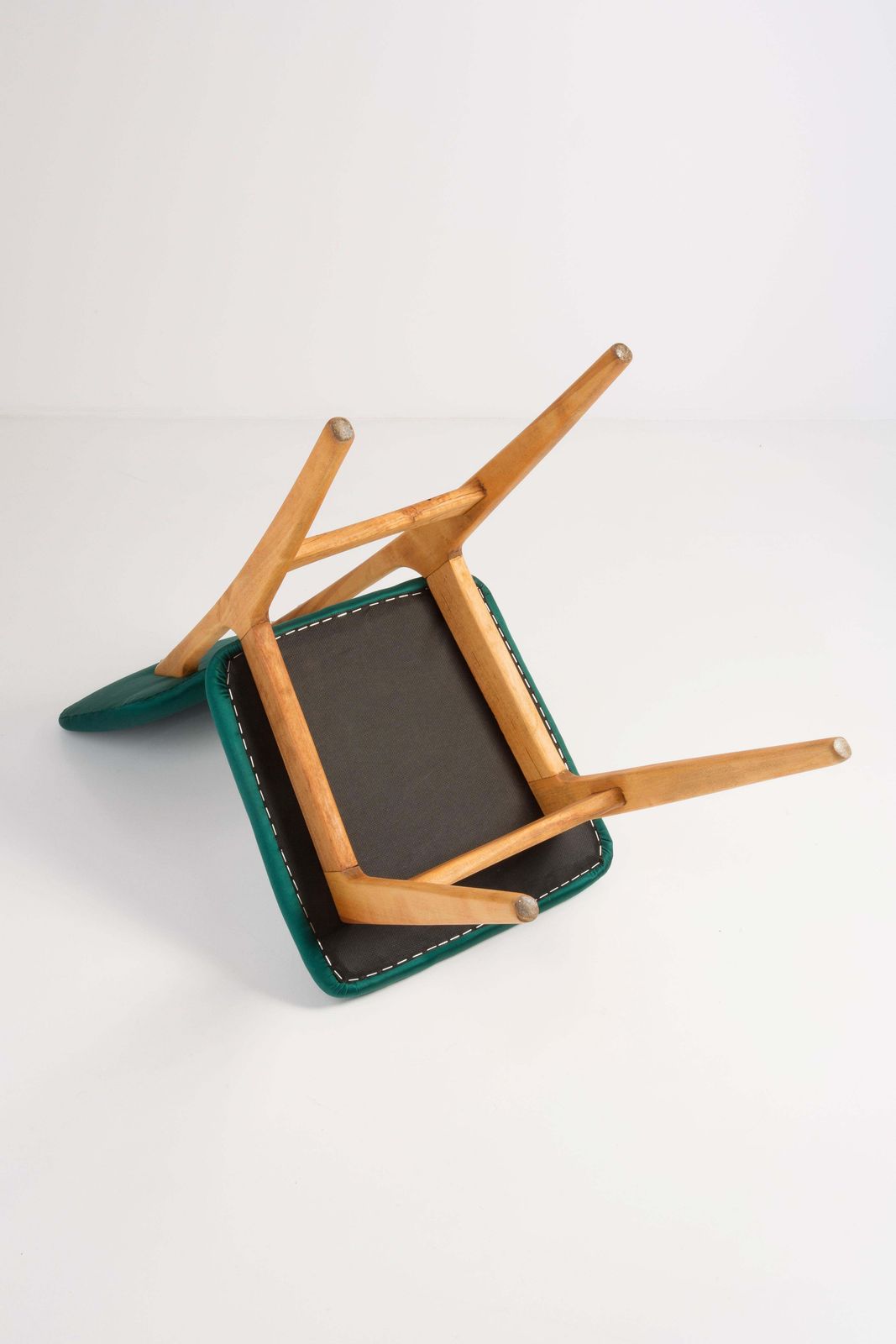 553.0 20th Century Dedar Tabularasa Green Chair, 1960s photo
