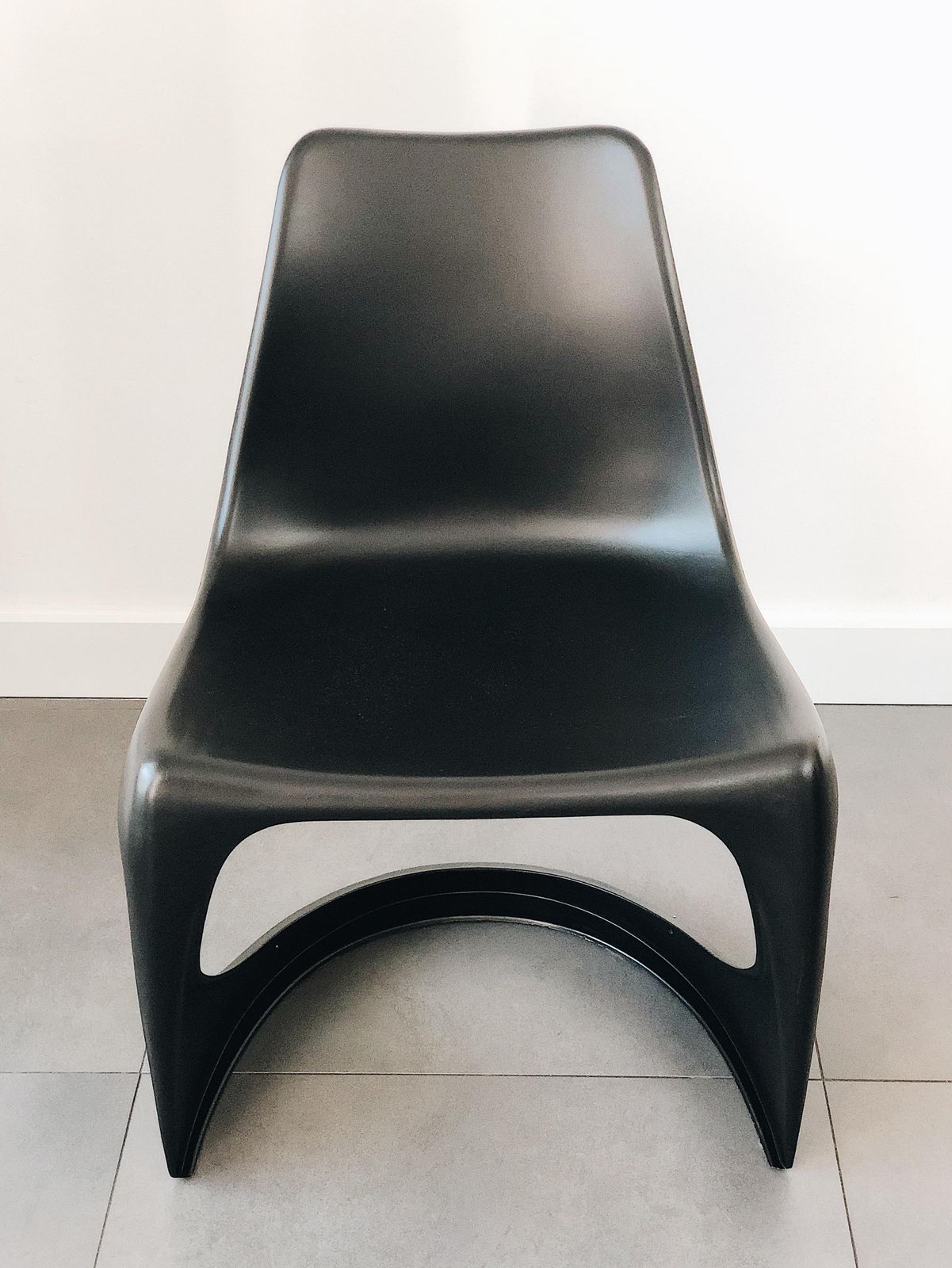 Set Of Four Black Cado Chairs, Steen østergaard, 1960s photo for sale