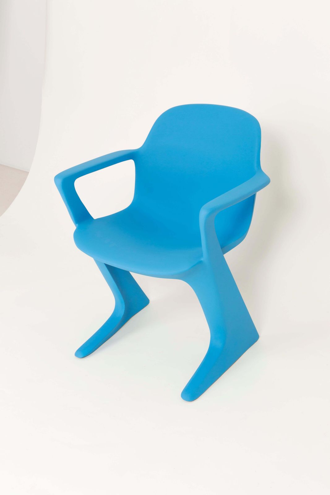 Set Of Two Blue Kangaroo Chairs Designed By Ernst Moeckl, Germany, 1968 photo vintage