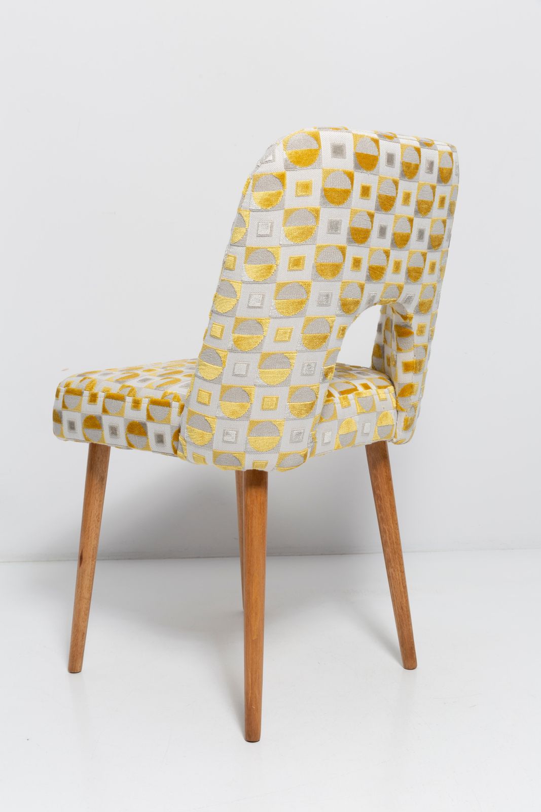 Set Of Six Yellow "Shell" Chairs, Poland, 1960s photo buy