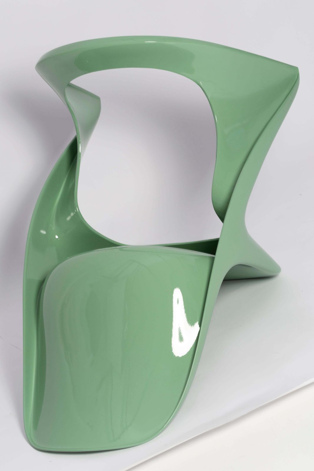 photo furniture Vier Mid Century Casalino Stoelen In Jadegroen, Alexander Begge, Casala, Jaren 1970