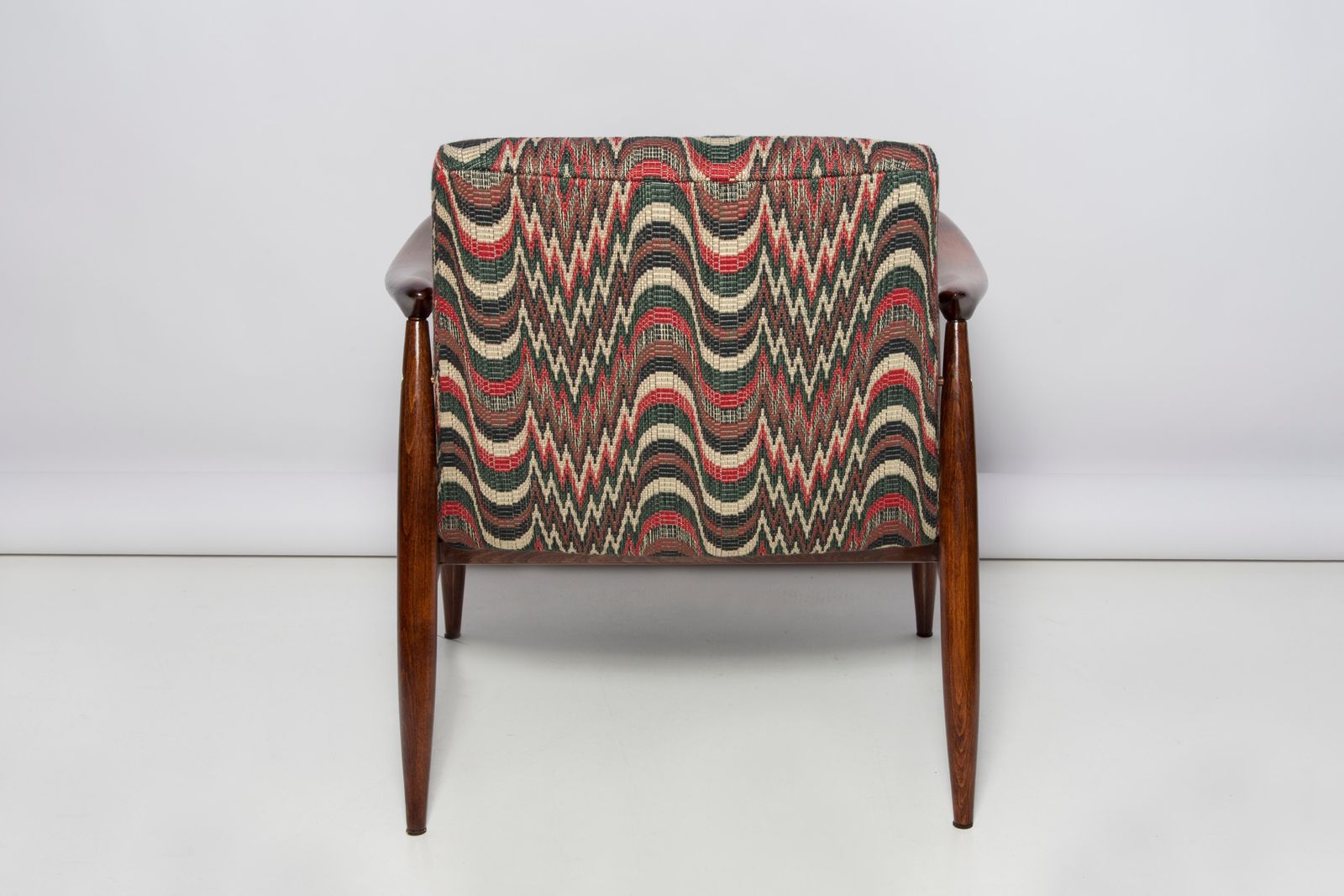 photo furniture Mid Century Flimflam Jacquard Fauteuil, Ontworpen Door J. Kedziorek, Europa, Jaren 1960