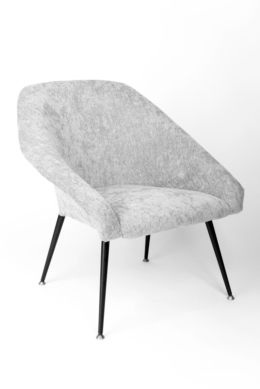 Set Of Two 20th Century Gray "Eva" Club Armchairs, 1960s photo furniture