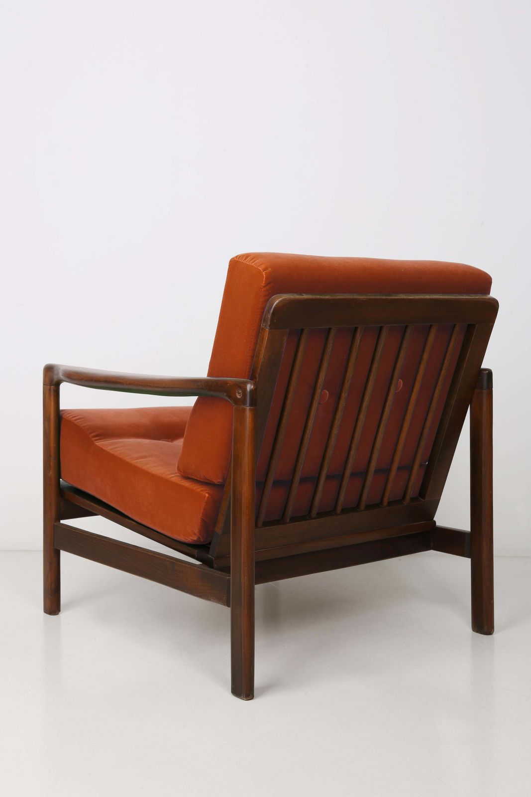 Set Of Two Midcentury Sierra Velvet Armchairs, Zenon Baczyk, 1960s photo 2548.0