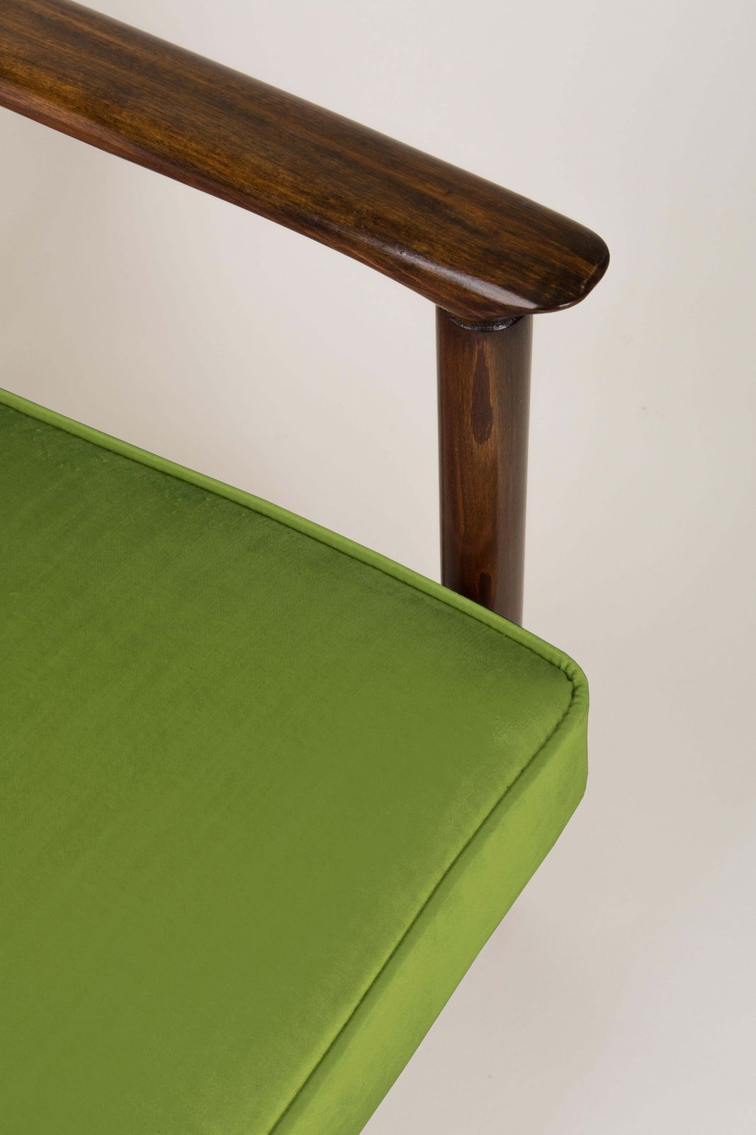 Pair Of Green Armchairs, Edmund Homa, Gfm 142, 1960s, Poland photo Furniture