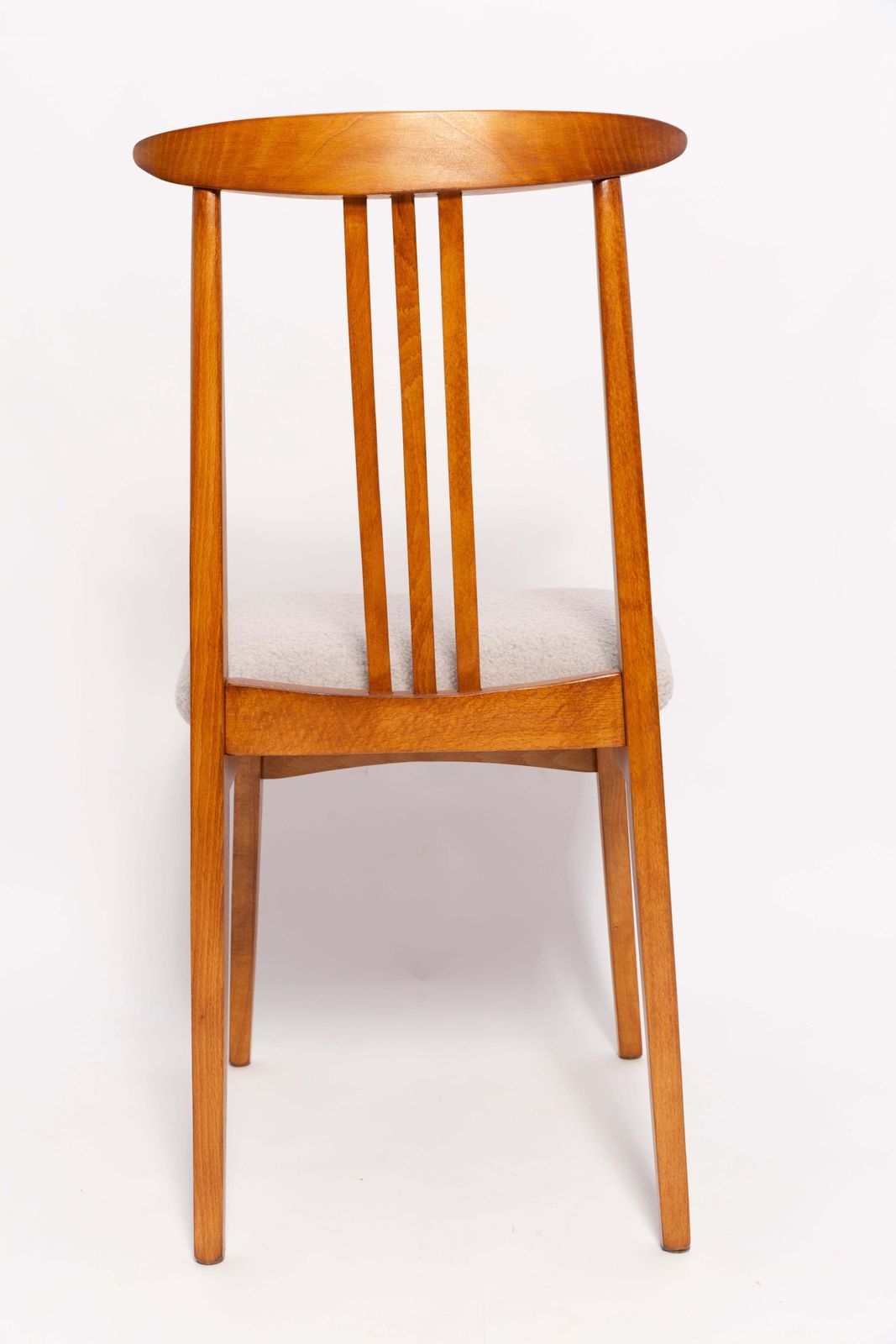 Set Of Six Mid Century Linen Boucle Chairs, By M. Zielinski, Europe, 1960s photo buy