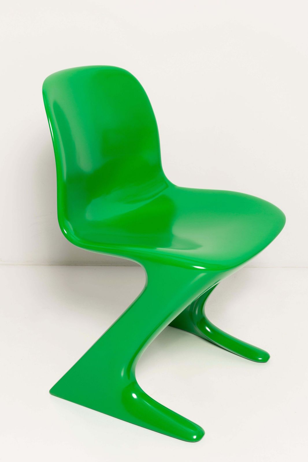 Set Van Vier Groene Kangaroo Stoelen, Ontworpen Door Ernst Moeckl, Duitsland, Jaren 1960 photo furniture