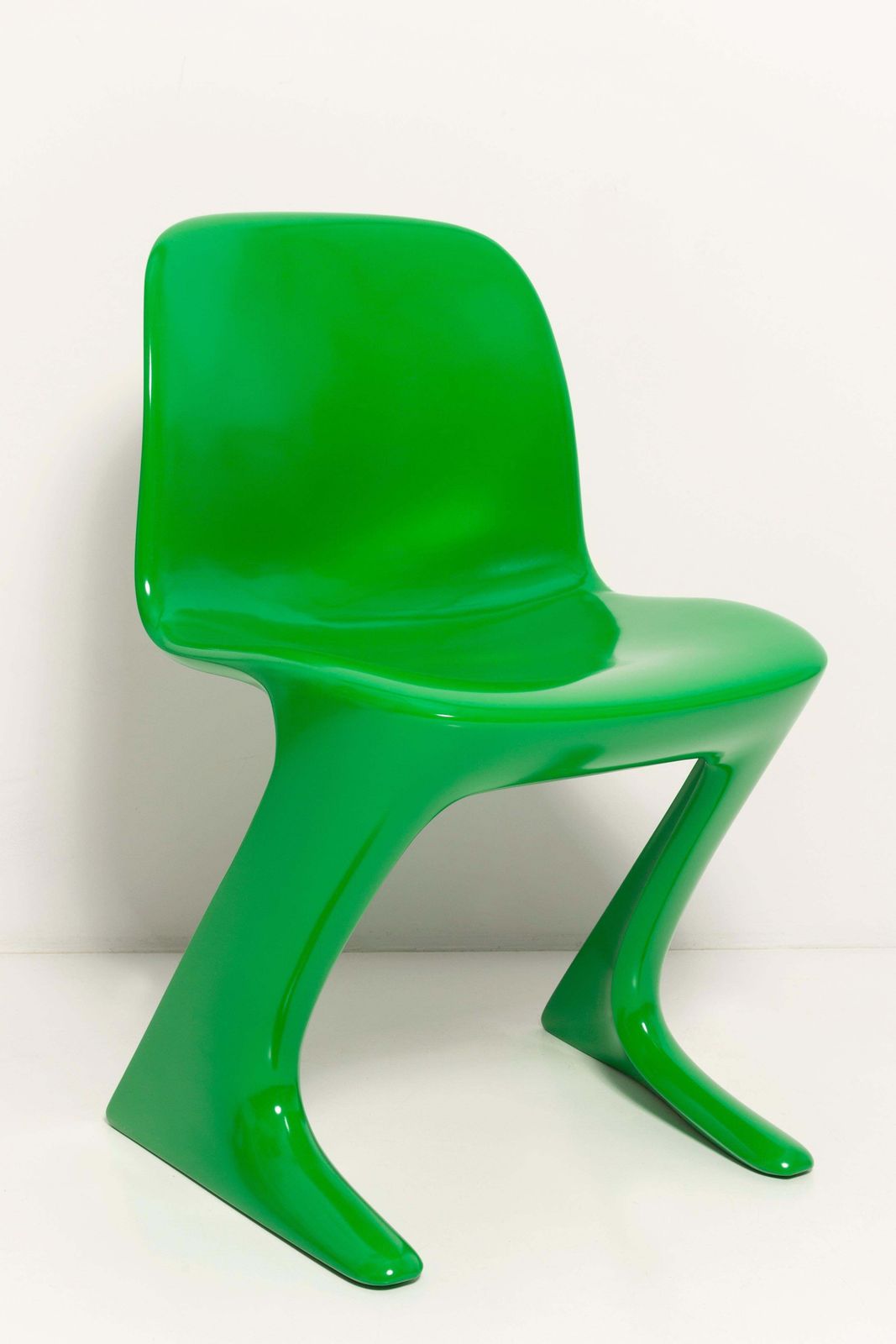 Set Van Vier Groene Kangaroo Stoelen, Ontworpen Door Ernst Moeckl, Duitsland, Jaren 1960 photo Meubels