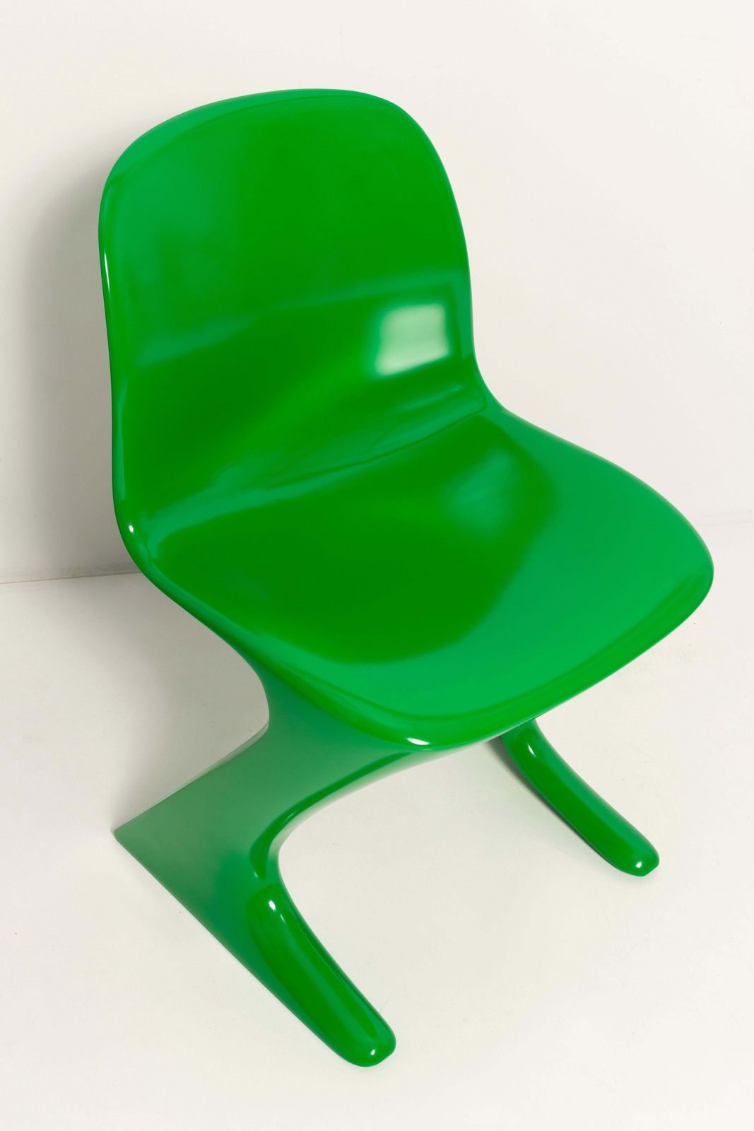 Set Van Vier Groene Kangaroo Stoelen, Ontworpen Door Ernst Moeckl, Duitsland, Jaren 1960 photo 3397.0