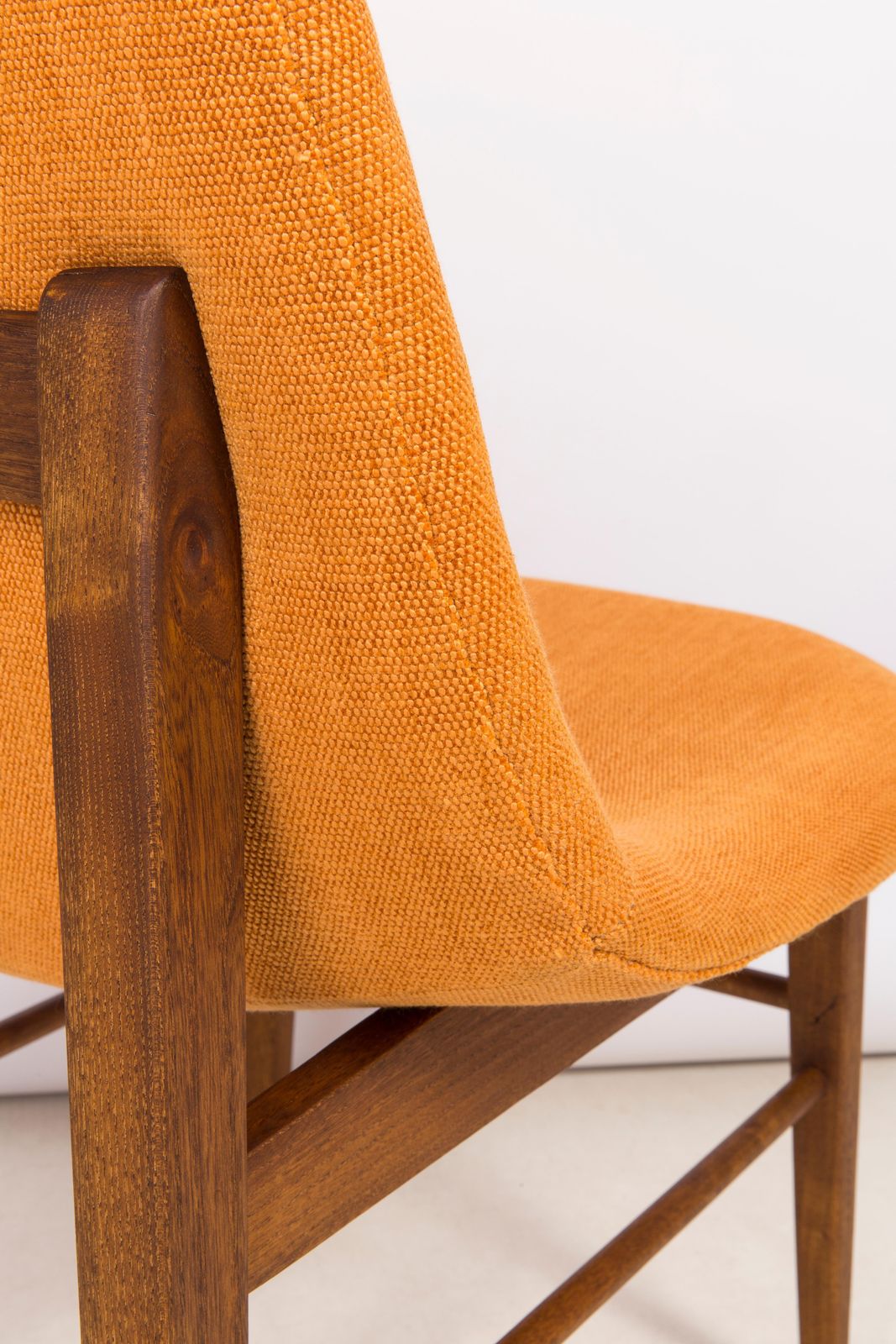 photo furniture Set Of Two Rare 20th Century Orange Shell Chairs, H. Lachert, 1960s