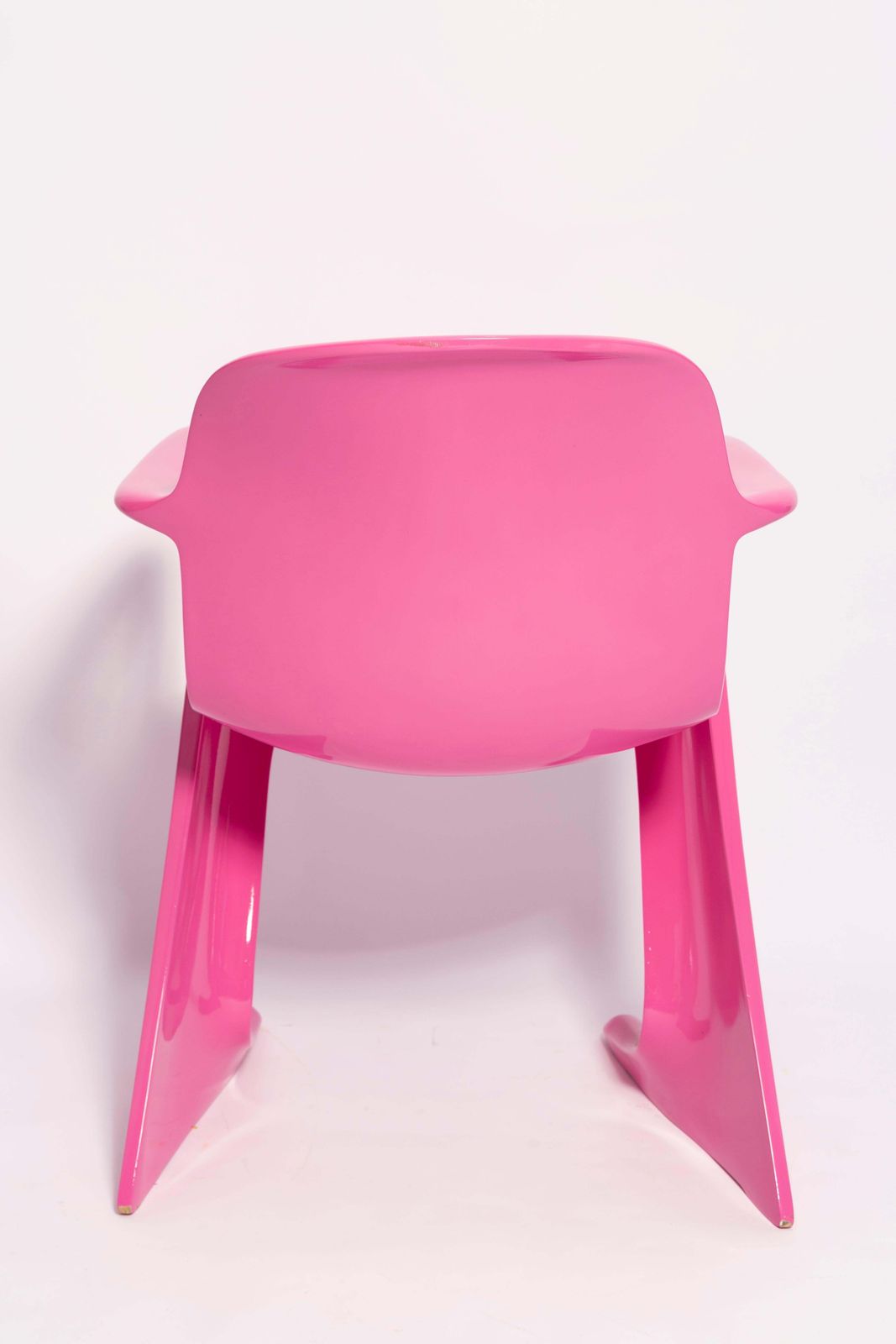 Set Of Four Mid Century Pink Kangaroo Chairs, Ernst Moeckl, Germany, 1960s photo buy