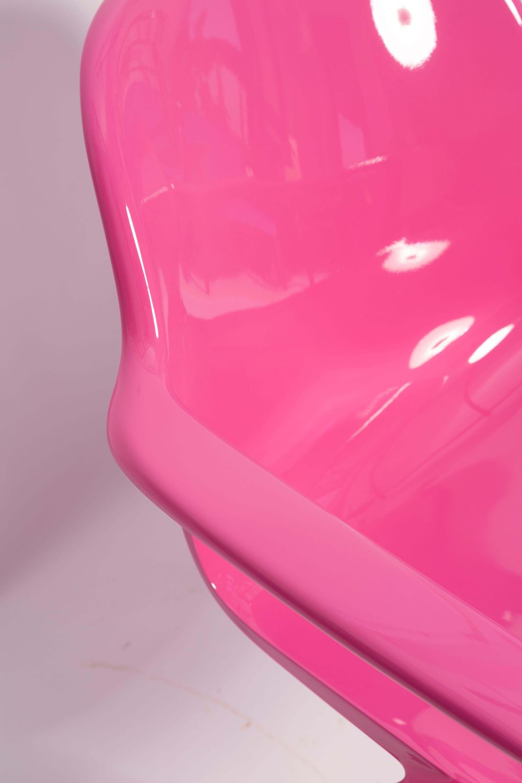 photo for sale Set Of Four Mid Century Pink Kangaroo Chairs, Ernst Moeckl, Germany, 1960s
