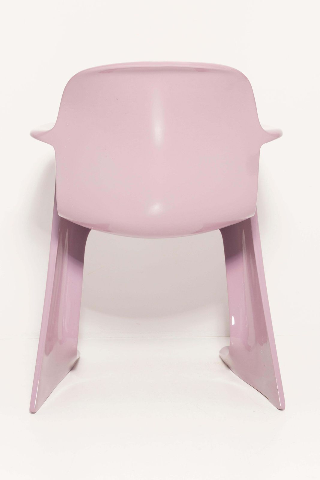 photo for sale Four Mid Century Lavender Kangaroo Chairs Designed By Ernst Moeckl Germany, 1968
