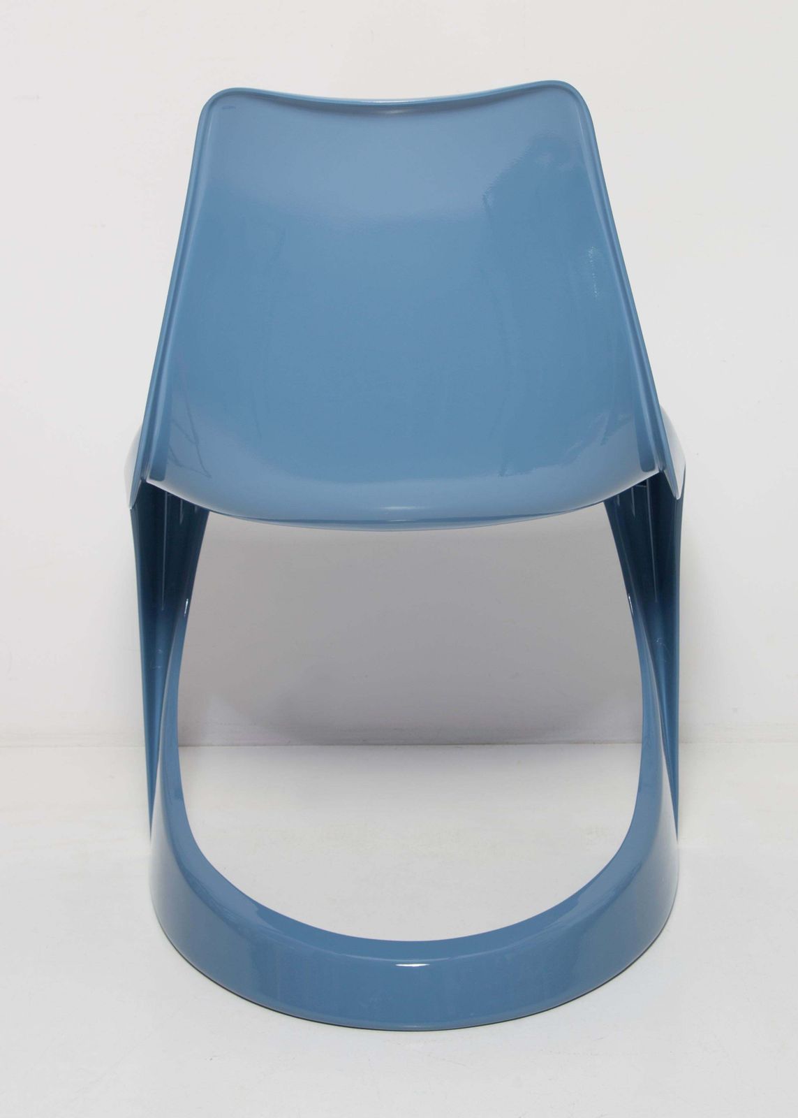 Set Of Eight Mid Century Blue Cado Chairs, Steen østergaard, Europe, 1960s photo vintage