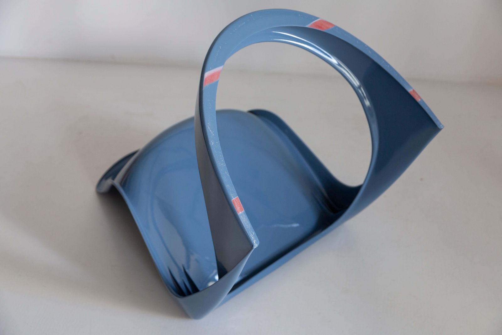 photo vinterior Set Of Eight Mid Century Blue Cado Chairs, Steen østergaard, Europe, 1960s