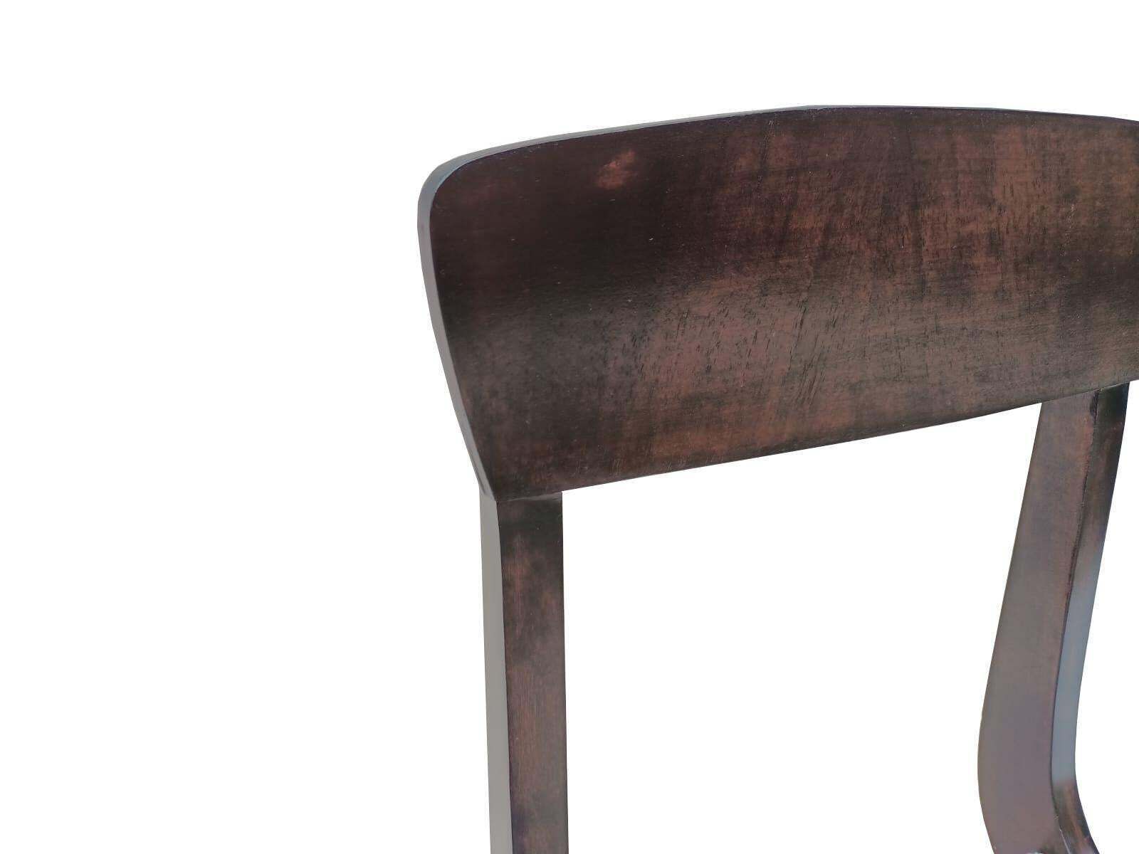 Set Van Tien Mid Century Stoelen Met Beige Velours Bekleding En Donker Houten Frame, Europa, Jaren 1960 photo vintage
