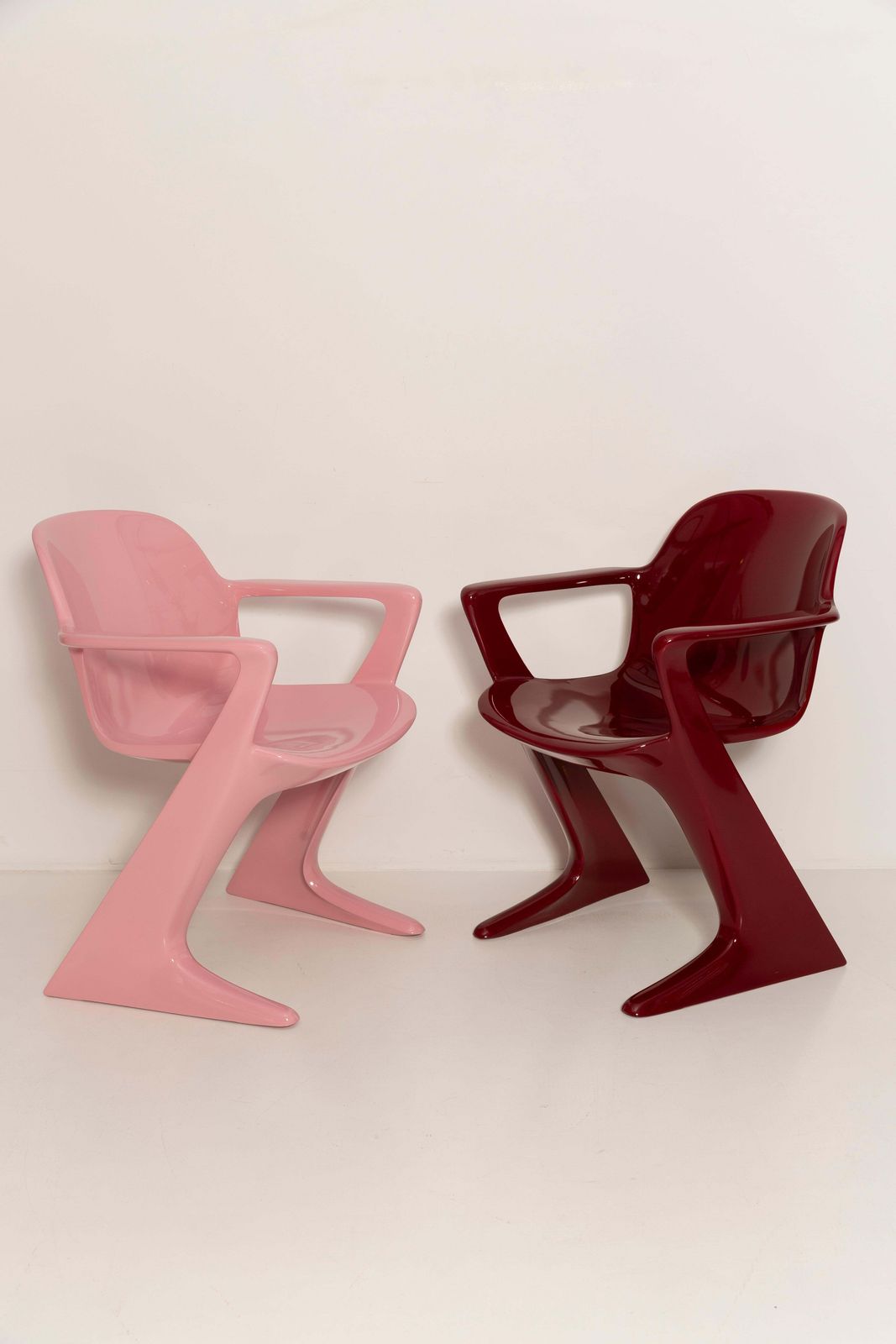 Set Of Six Mid Century Kangaroo Chairs, Ernst Moeckl, Germany, 1968 photo vinterior